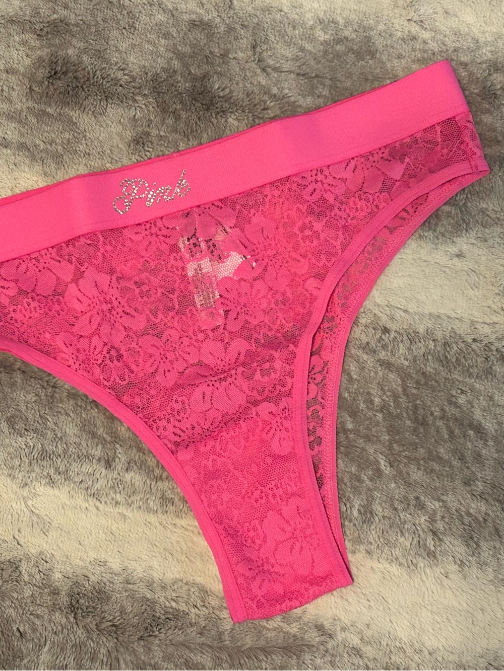 PINK Victoria's Secret thong panties size small NWT - Picture 3 of 11